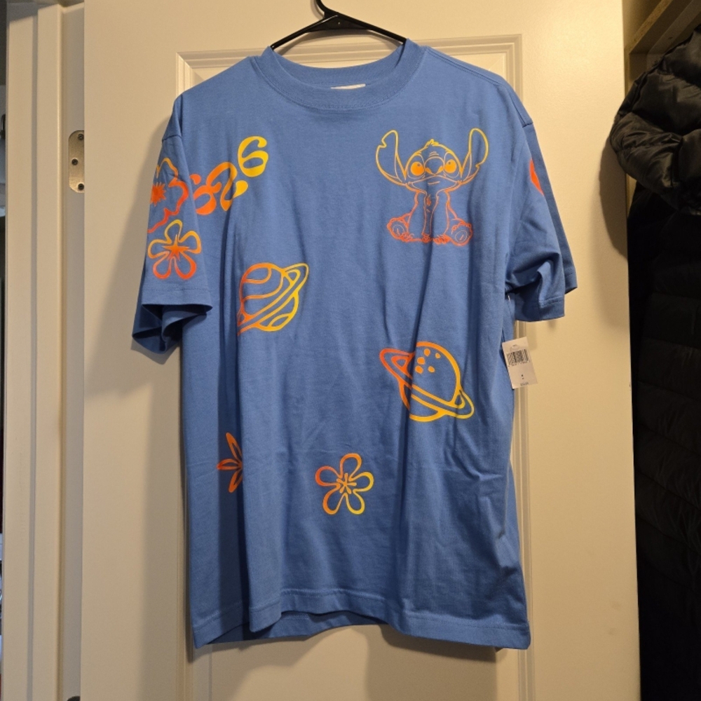 Disney Blue T-Shirt with Graphic Design
